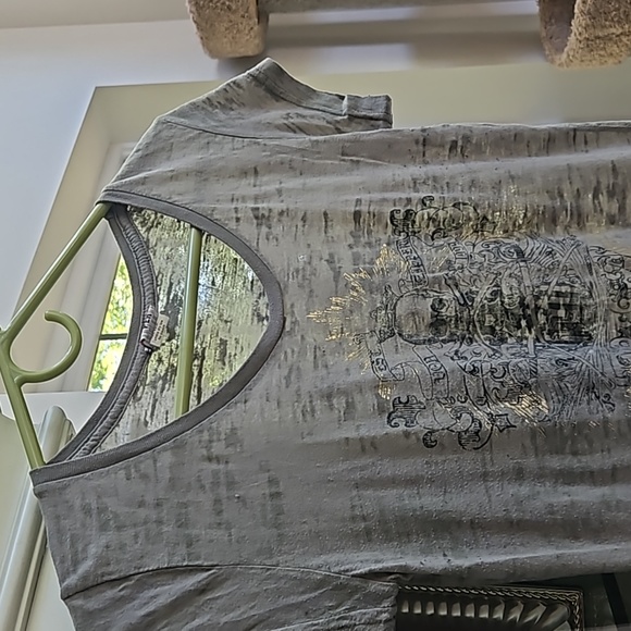 Von Zipper Semi-Transparent Skull Tee - Picture 3 of 5